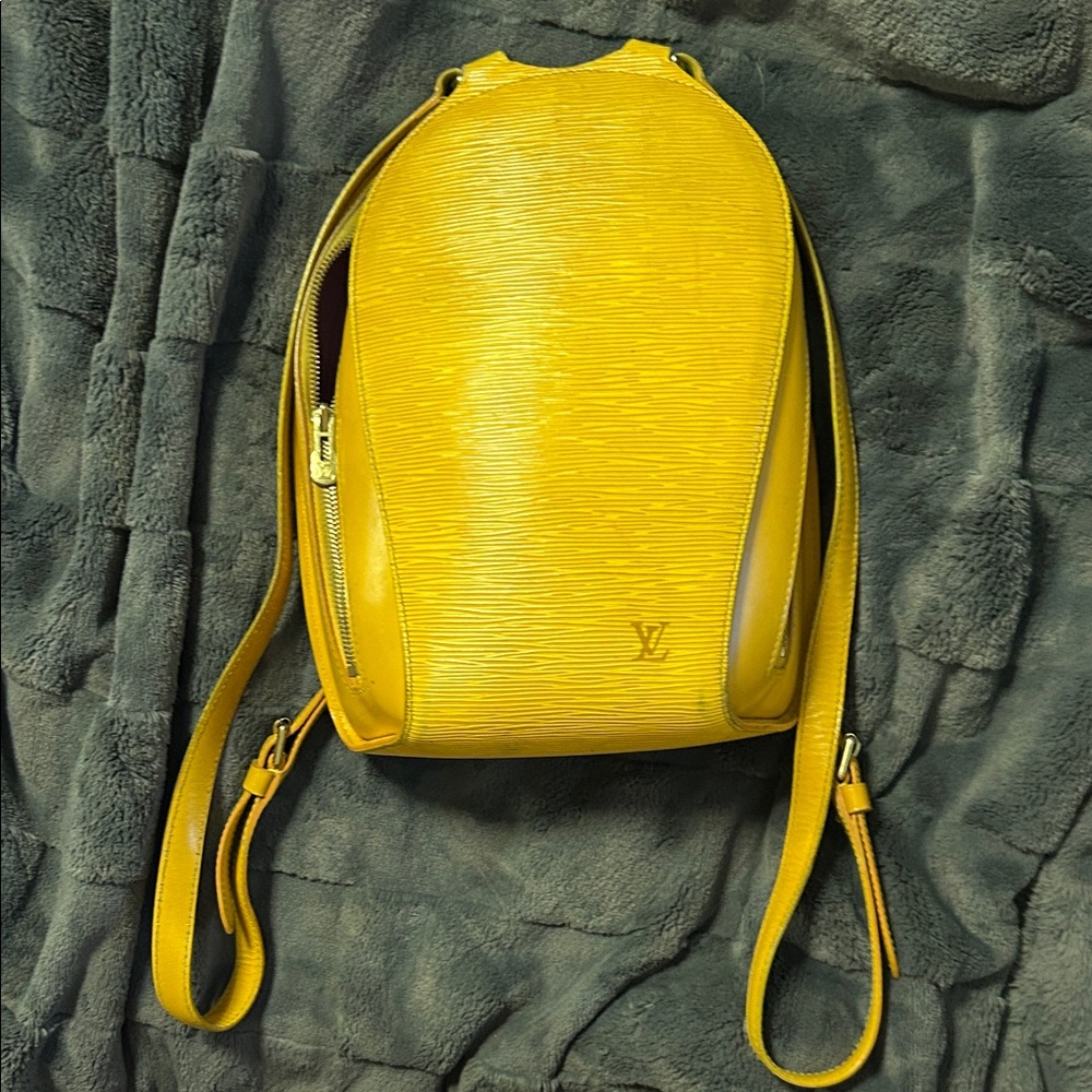Louis Vuitton Mustard Yellow Backpack